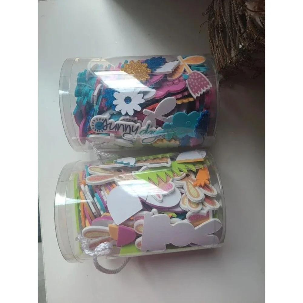 New Spritz sticker craft bucket Set of 2